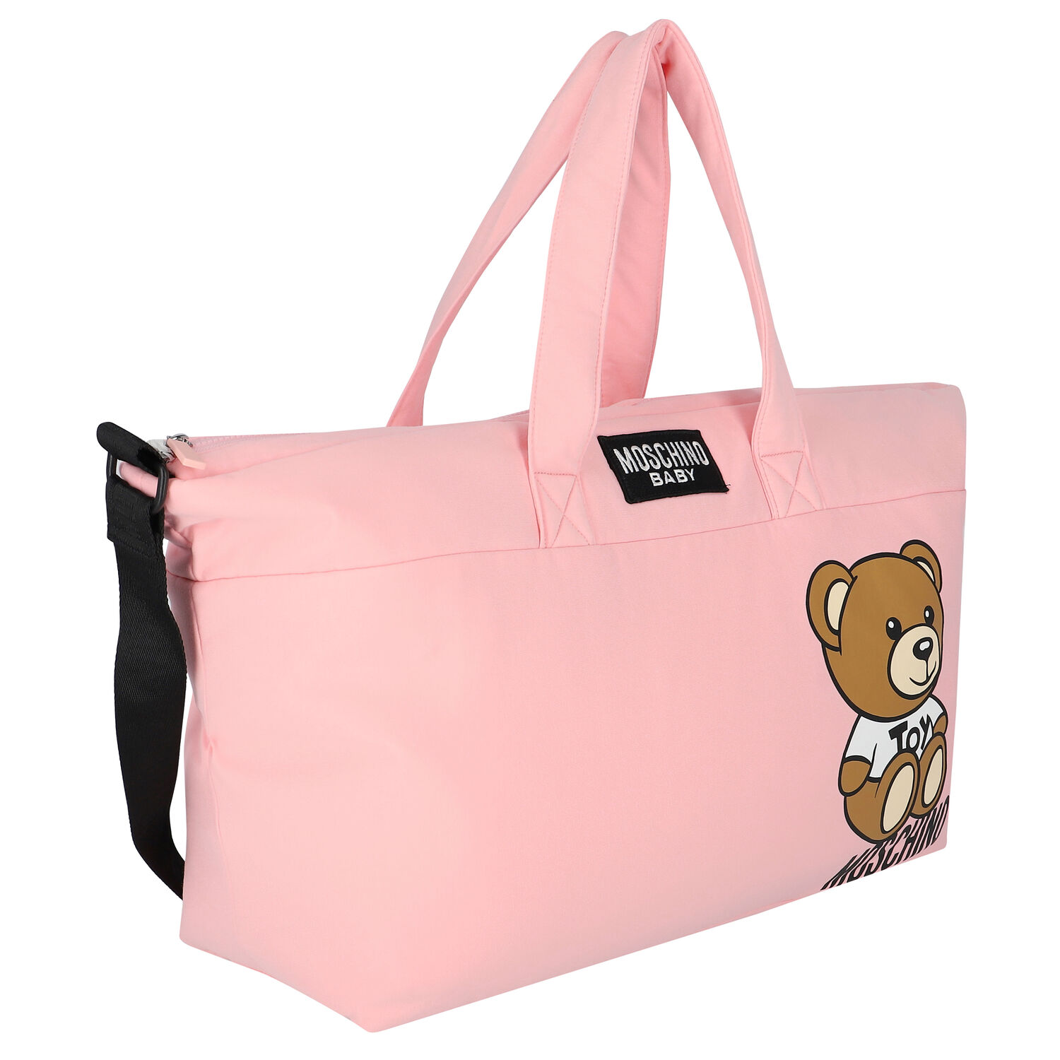 شنطة مواليد بشعار تيدى باللون الوردى للأطفال  , 4, hi-res