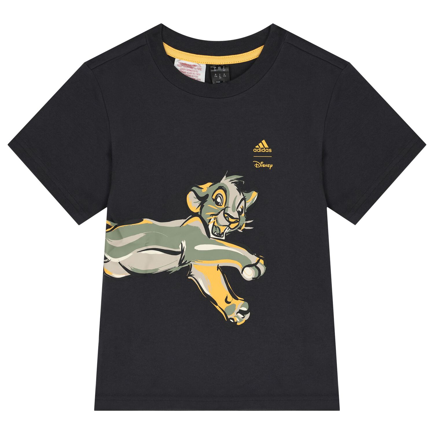 Grey & Beige Lion King Logo Shorts Set, 1, hi-res image number null