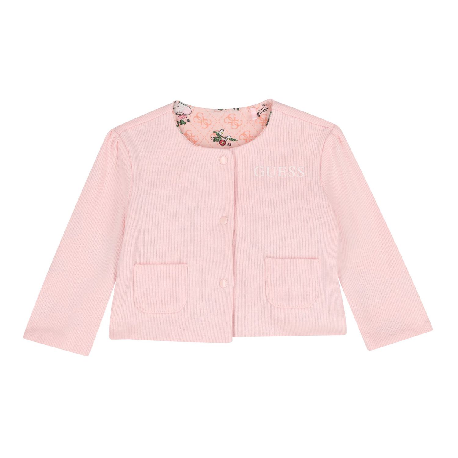 Baby Girls Pink Logo Tracksuit ( 3 Piece ), 1, hi-res image number null