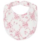 Baby Girls White & Pink Floral & Butterflies Babygrow Set, 1, hi-res