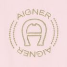 طقم هديه افرول وقبعه ومريله بالشعار للبنات باللون الوردى والذهبي , 1, hi-res