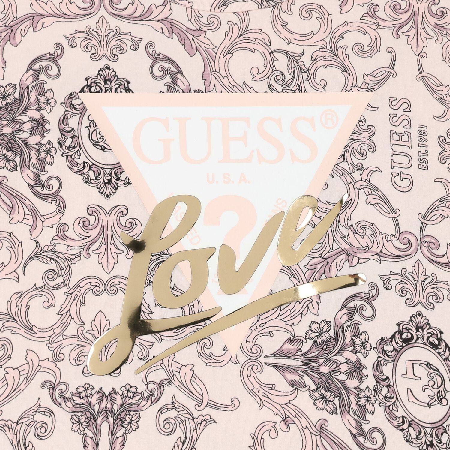 Girls Pink Logo T-Shirt, 1, hi-res image number null