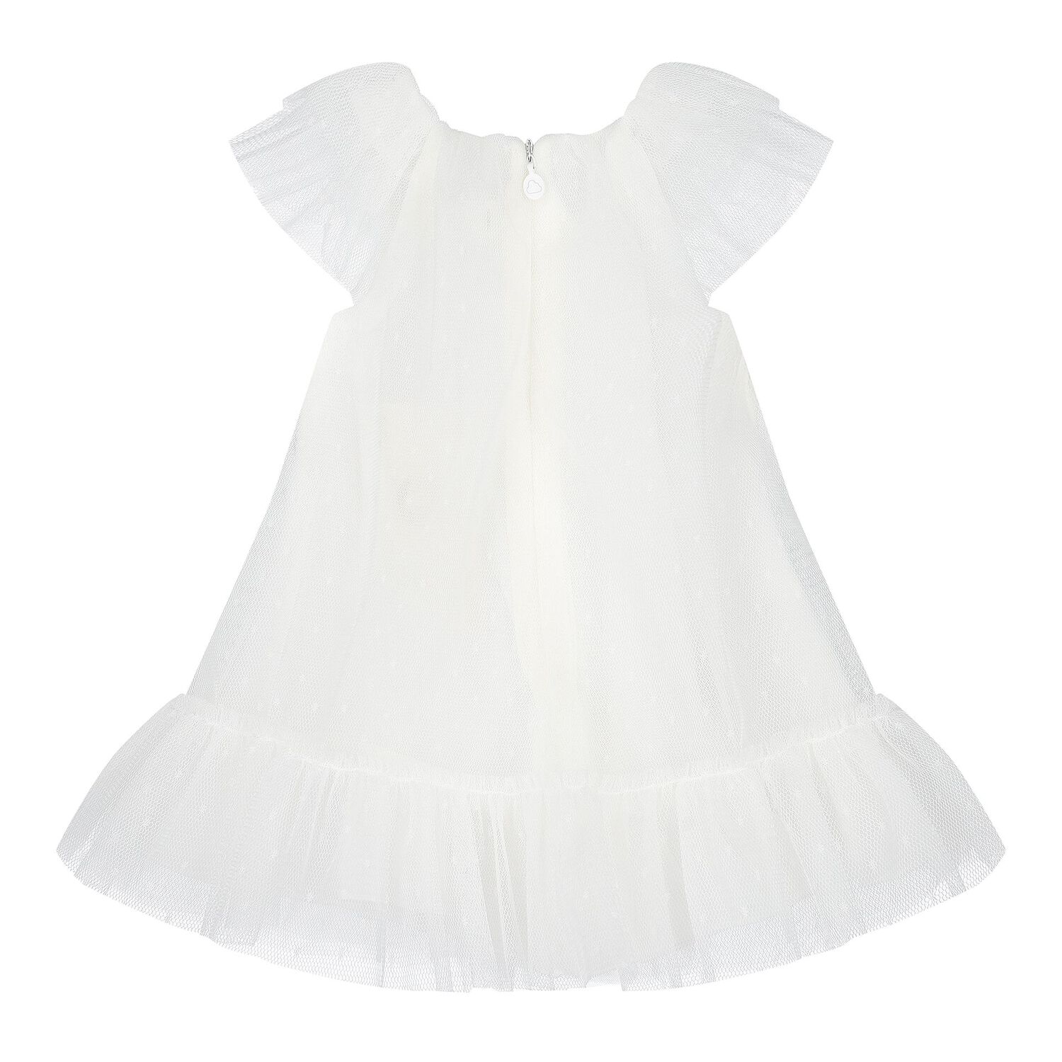 Baby Girls White Tulle dress, 2, hi-res image number null