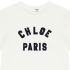 Girls Ivory Logo T-Shirt, 1, hi-res