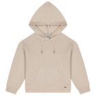 Girls Beige Knitted Trousers Set, 1, hi-res