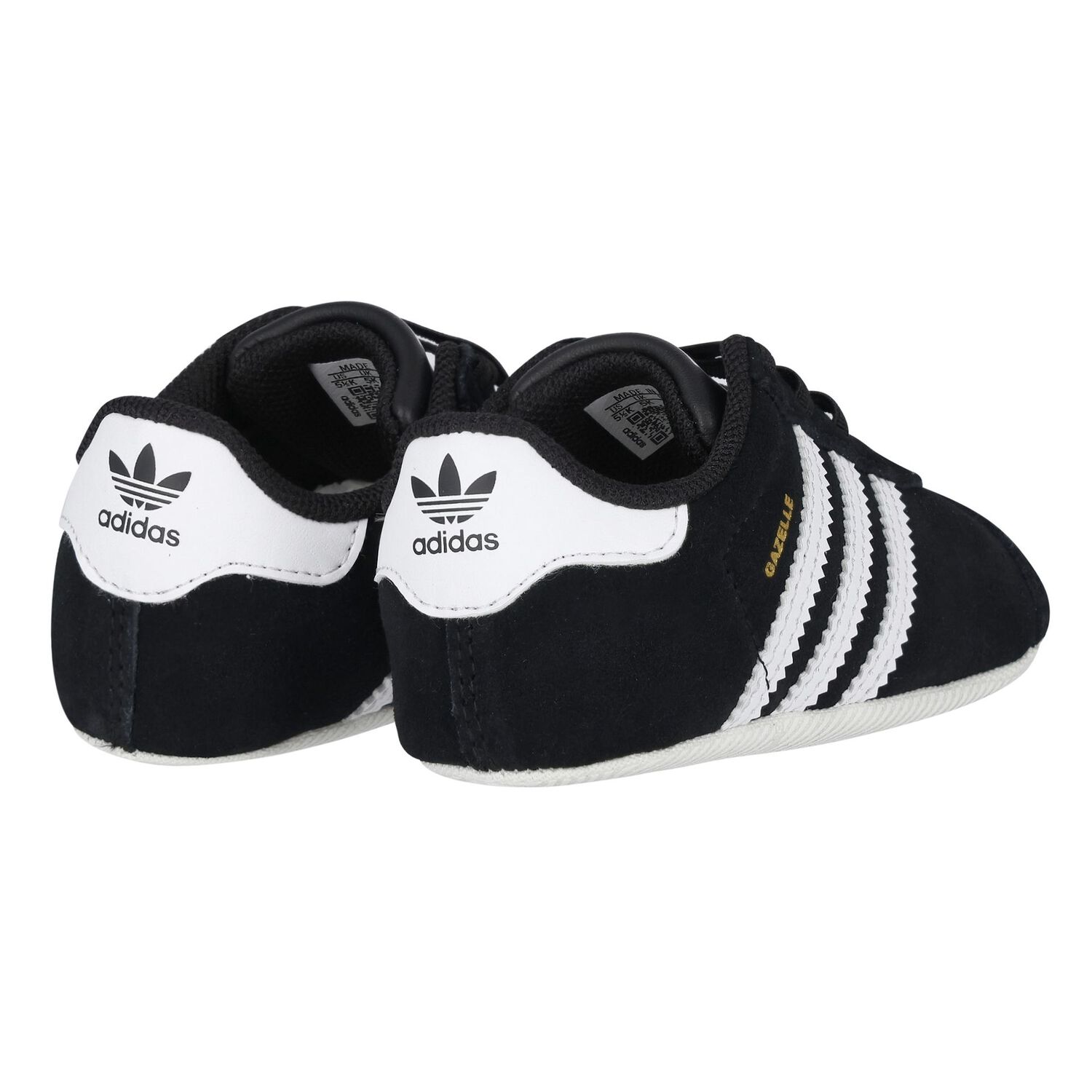 Black Gazelle Pre Walker Shoes, 1, hi-res