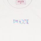 Girls White Logo T-Shirt, 1, hi-res