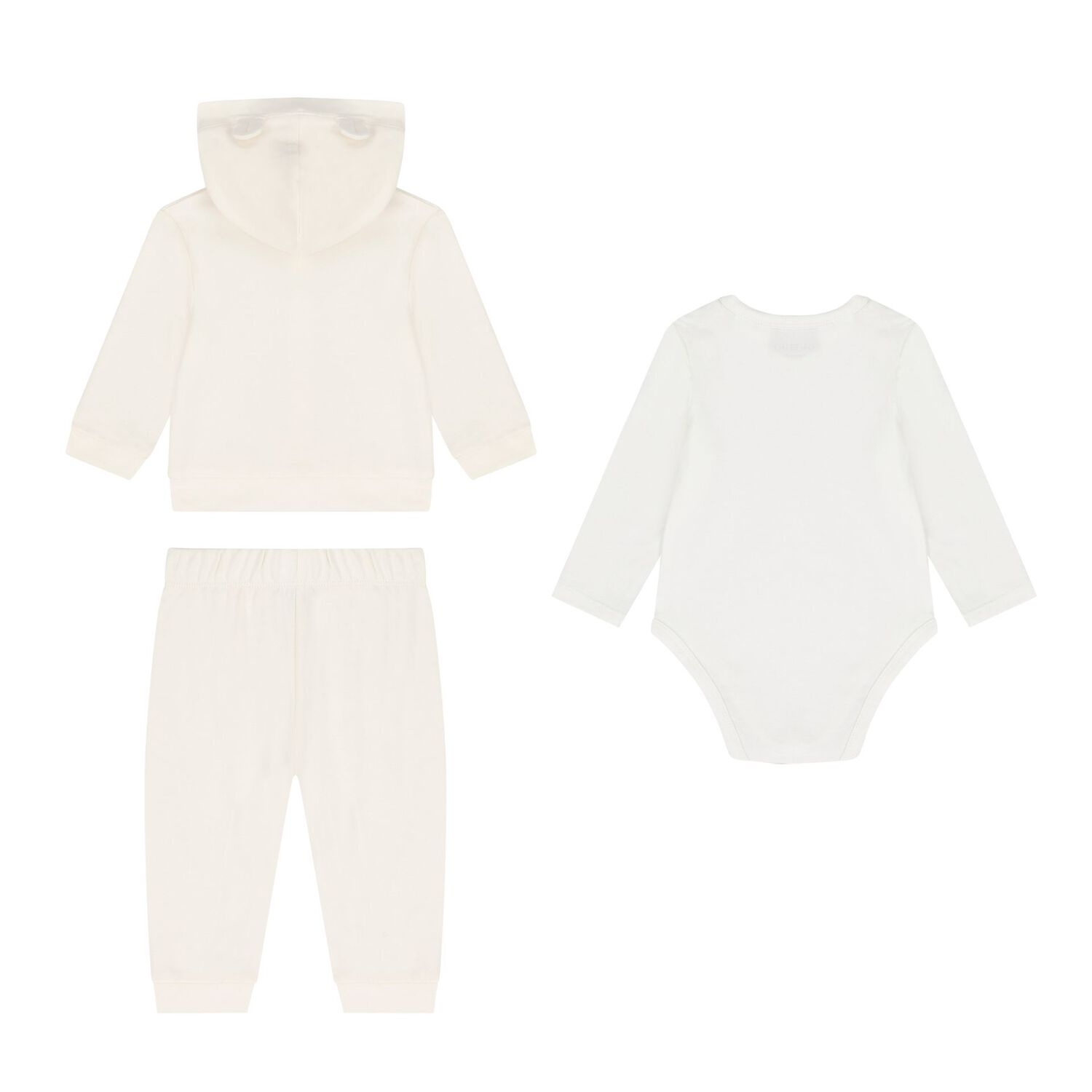 Baby Boys Ivory Logo Tracksuit Set, 2, hi-res