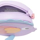 حقيبة كتف بشكل سمكة باللون البنفسجي للبنات , 1, hi-res