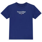 طقم بنطلون بالشعار باللون الازرق, 3, hi-res