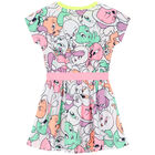 Girls White Tweety Bird Dress, 1, hi-res