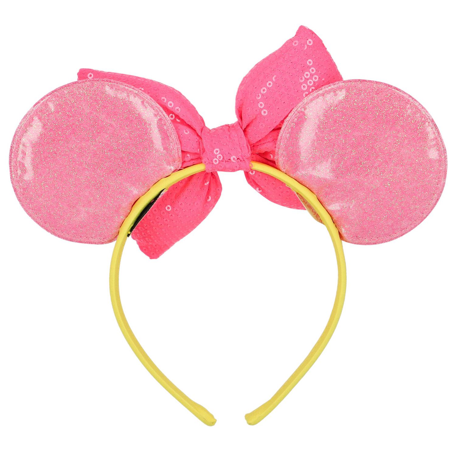 Girls Pink Bow Sequins Headband, 1, hi-res image number null