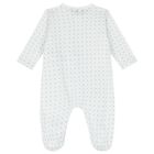 Baby Boys Blue Logo Babygrow Set, 3, hi-res