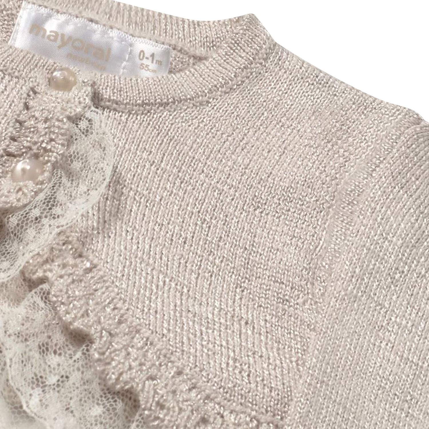 كارديجان بيج بحواف من الدانتيل للبنات الصغار, 2, hi-res