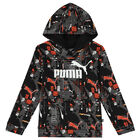 توب هودى أولاد بالشعار باللون الاسود, 1, hi-res