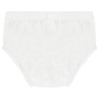 طقم فستان ساتان باللون الأبيض للبنات  , 1, hi-res