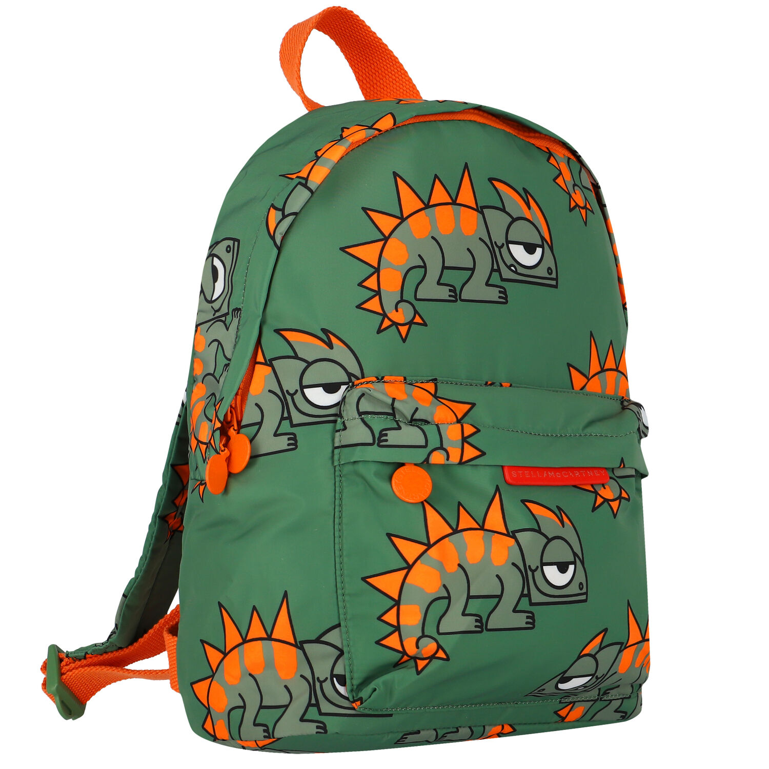Boys Green Gecko Backpack, 1, hi-res
