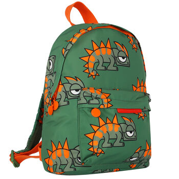 Boys Green Gecko Backpack