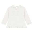 Younger Girls Ivory & Black Teddy Bear Leggings Set , 1, hi-res