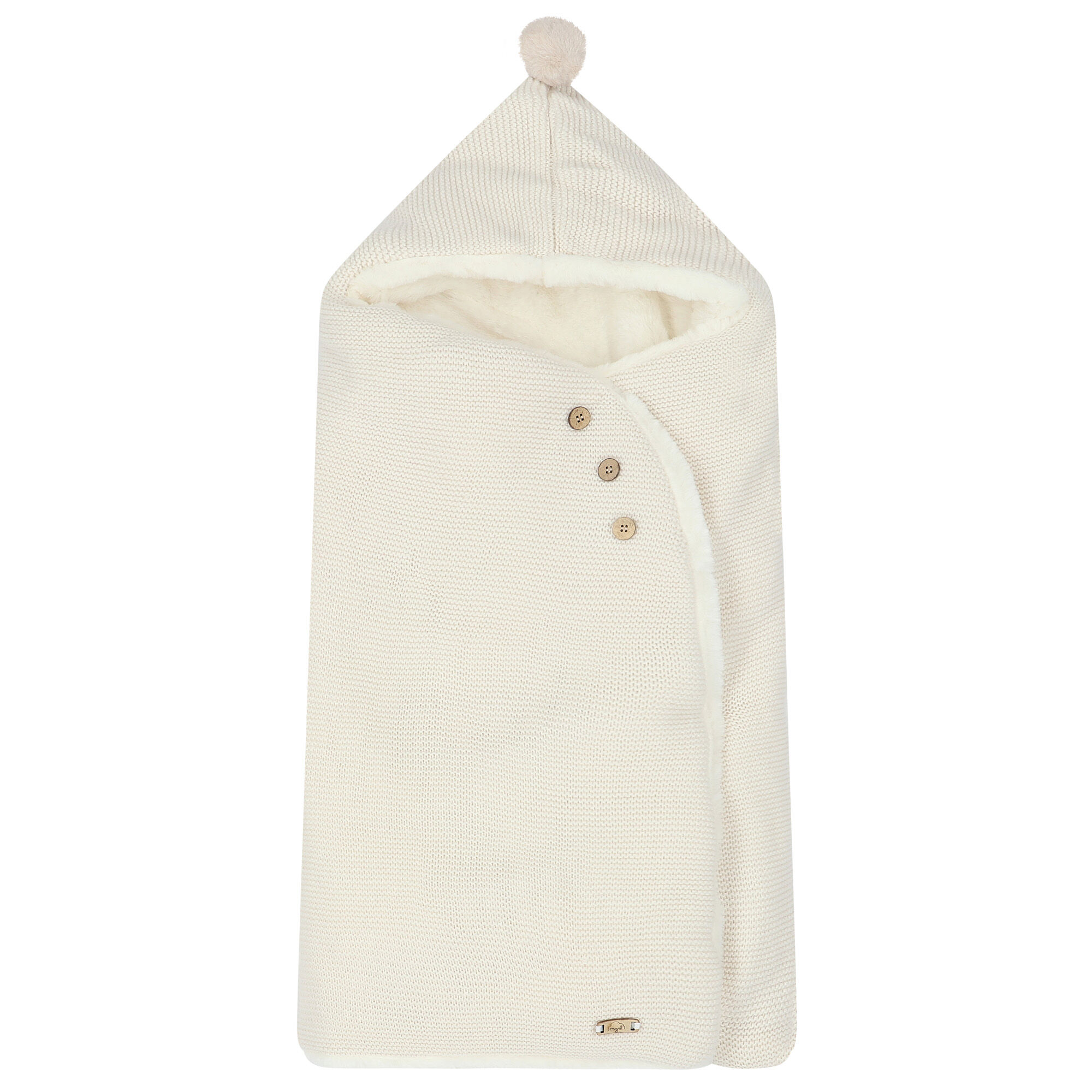 Mayoral Ivory Knitted Baby Nest Junior Couture UAE