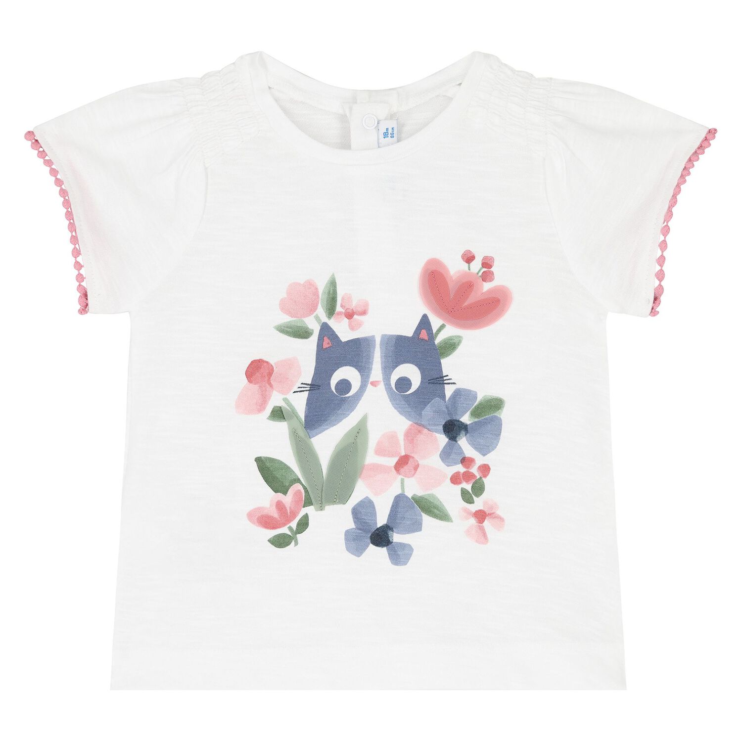 طقم ليجنز باللونين الأبيض والوردي للبنات الصغار, 1, hi-res image number null