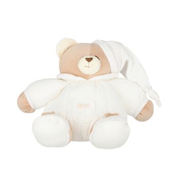 Beige & White Teddy Bear 25CM