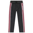 Boys Black & Red Logo Joggers, 1, hi-res