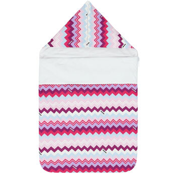 Purple & Pink Zigzag Baby Nest