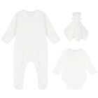 White Babygrow, Bodysuit & Toy Gift Set, 1, hi-res