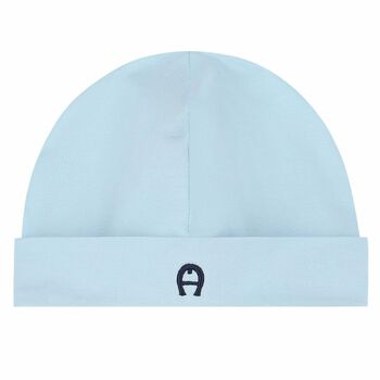 قبعة بالشعار باللون الازرق للاولاد