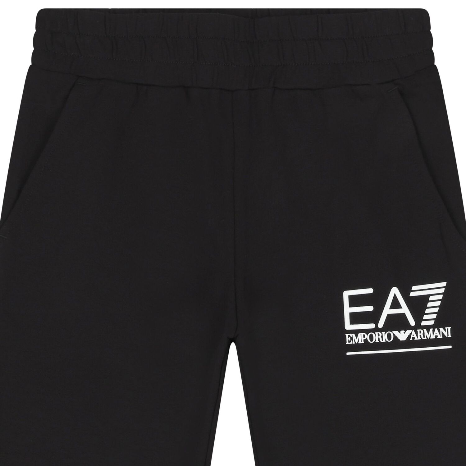 بنطلون رياضى للاولاد بالشعار باللون الاسود , 1, hi-res