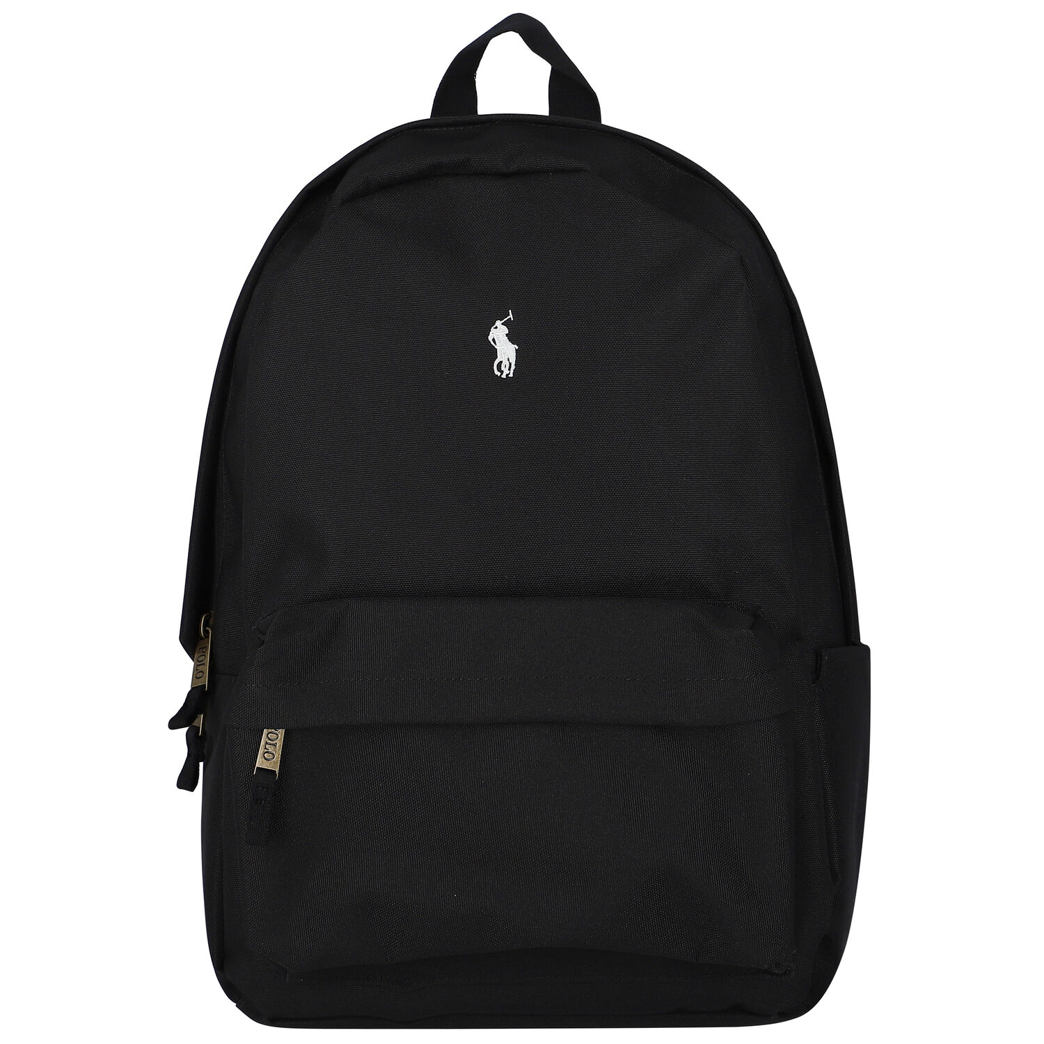 Black Logo Backpack, 1, hi-res