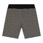 شورت للأطفال اللون الأسود و البيج, 1, hi-res