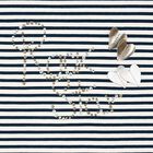 تيشيرت مخطط باللون الاسود والابيض للبنات, 1, hi-res