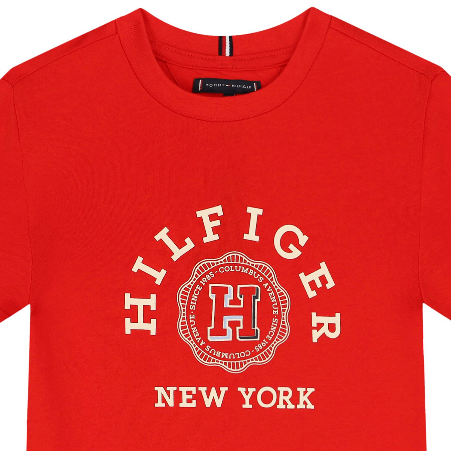 تيشيرت أولاد بالشعار باللون الأحمر, 2, hi-res image number null