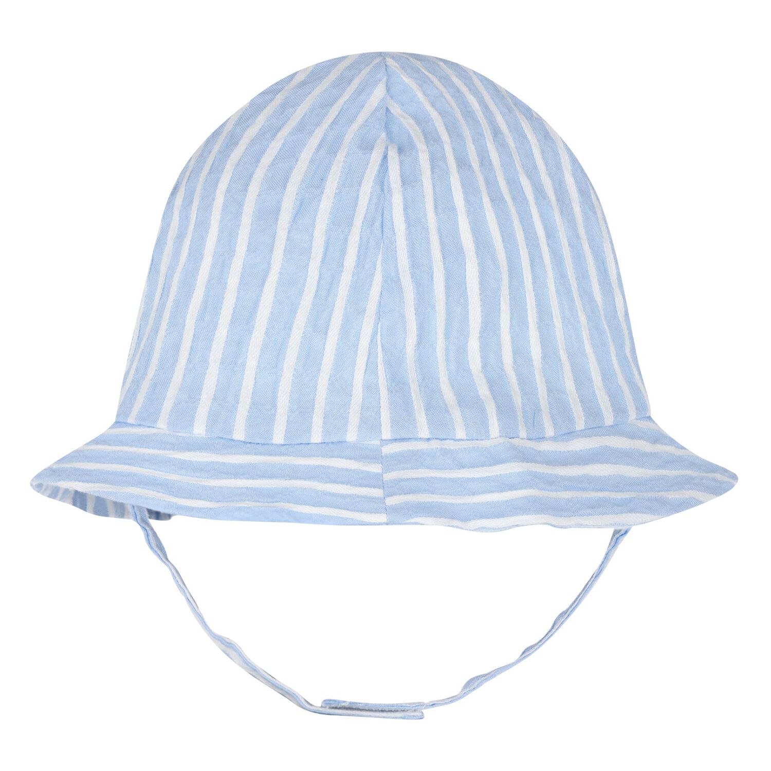  طقم قبعة بالشعار باللون العاجى و الازرق للاطفال , 2, hi-res