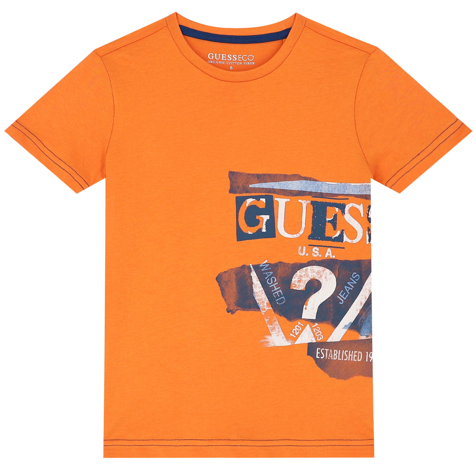 Orange tee on sale shirt