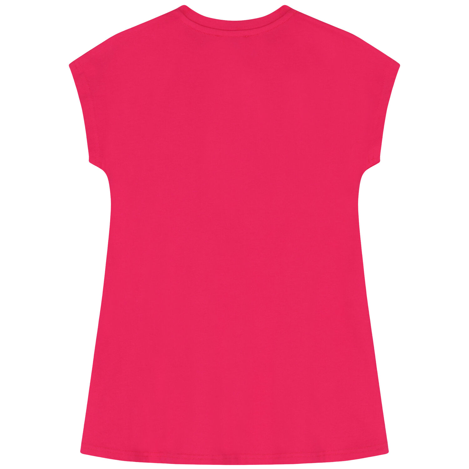 فستان بالشعار باللون الزهري, 1, hi-res