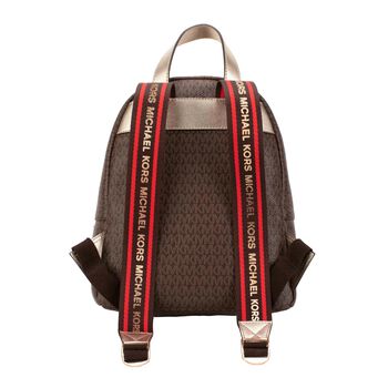 Girls Brown Logo Backpack