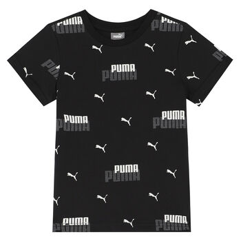 Boys Black Logo T-Shirt