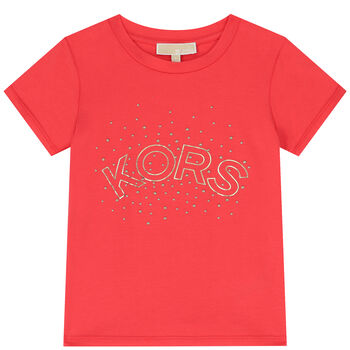 Girls Pink Logo T-Shirt