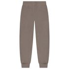 بنطلون رياضي للبنات بالشعار باللون البيج , 1, hi-res