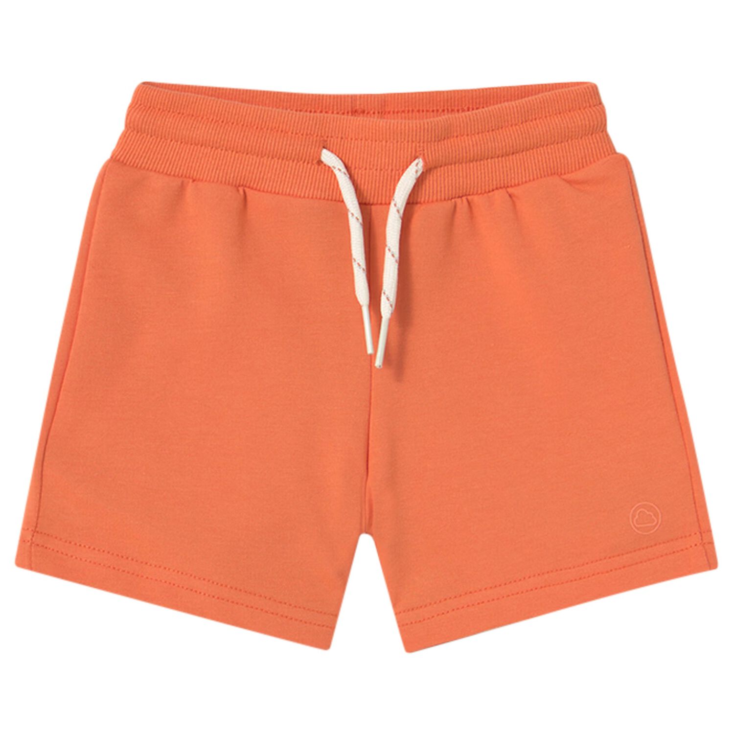 Younger Boys Orange Cotton Jersey Shorts, 6, hi-res image number null