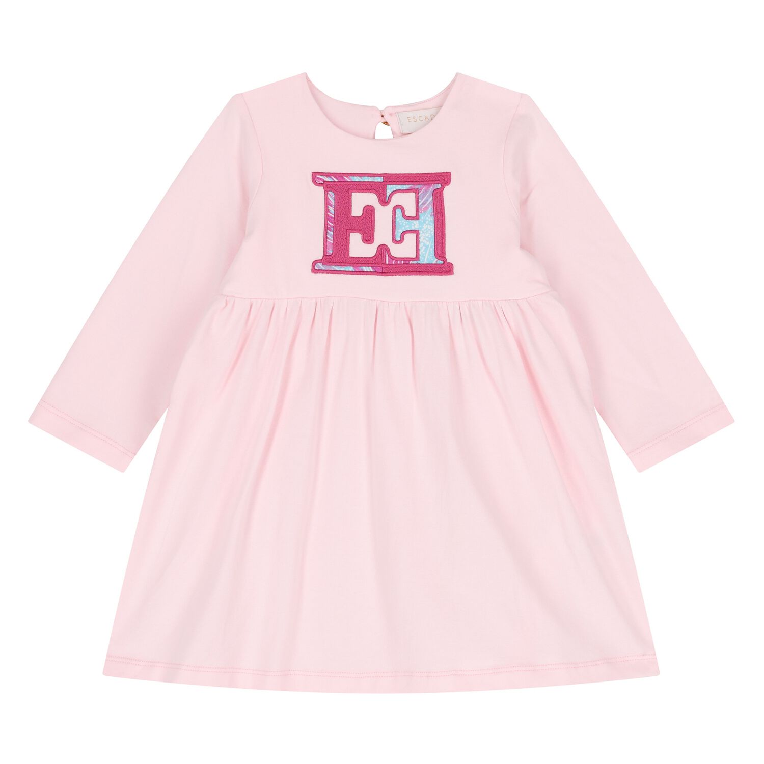 Younger Girls Pink Logo Dress, 1, hi-res image number null
