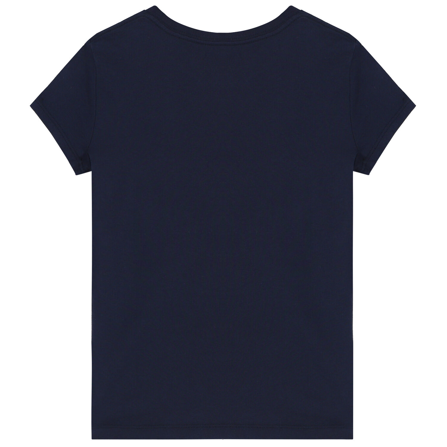 Girls Navy Polo Bear T-Shirt, 1, hi-res