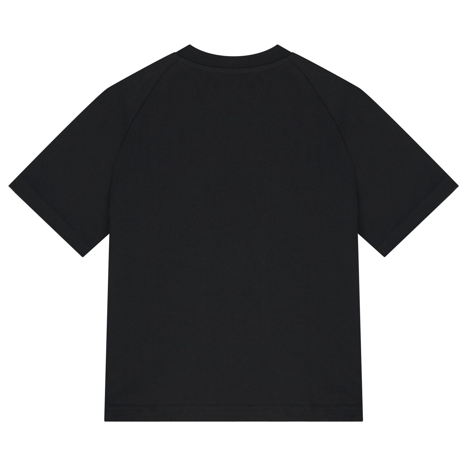 Boys Black Trefoil Logo T-Shirt, 1, hi-res image number null