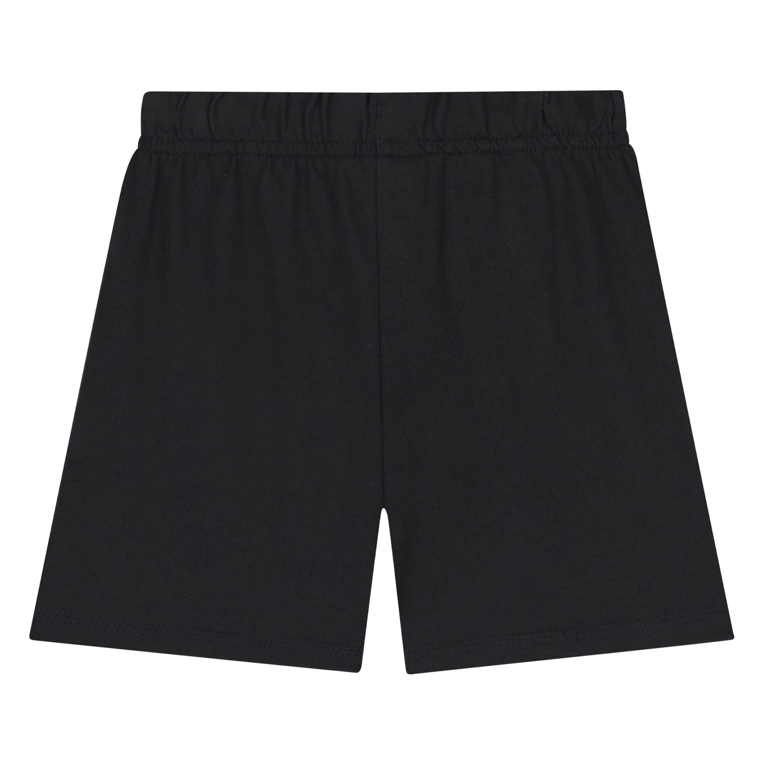 Younger Girls Pink & Black Smiley Logo Shorts Set, 2, hi-res