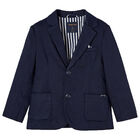 Boys Navy Blazer, 1, hi-res