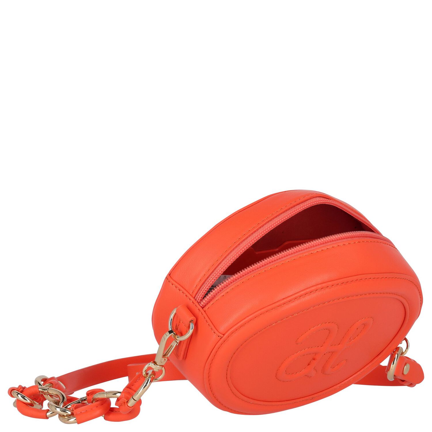 Girls Orange Logo Handbag, 2, hi-res image number null