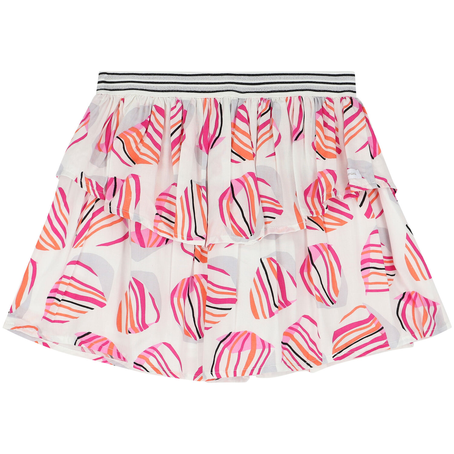 تنورة كشكش بناتي باللون الابيض, 1, hi-res image number null